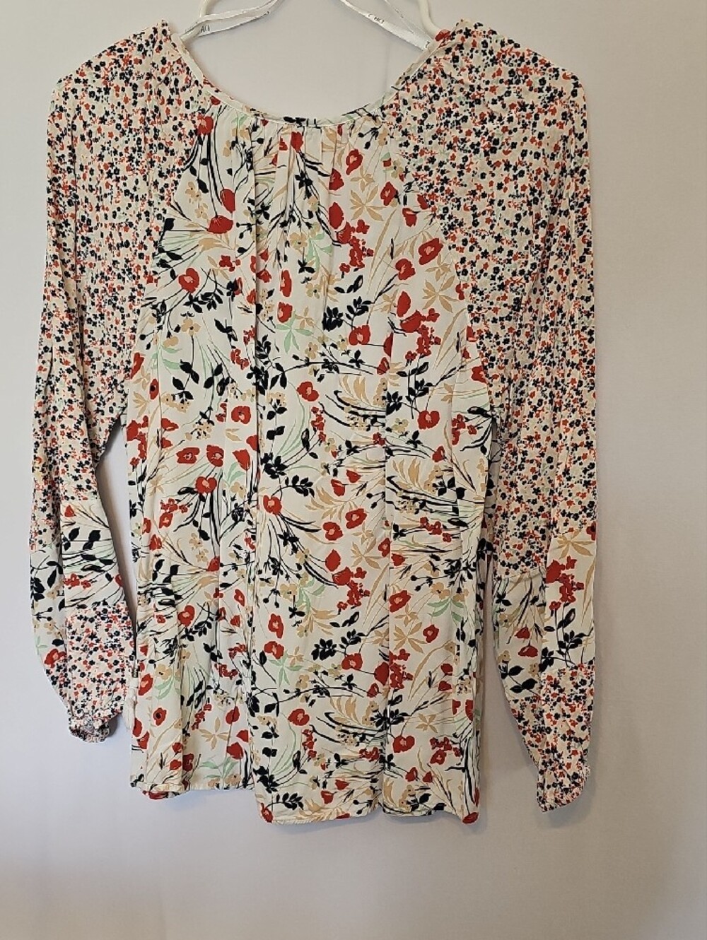 DR2 Floral Mixed Print Peasant Blouse – Women's Medium - Picture 4 of 6